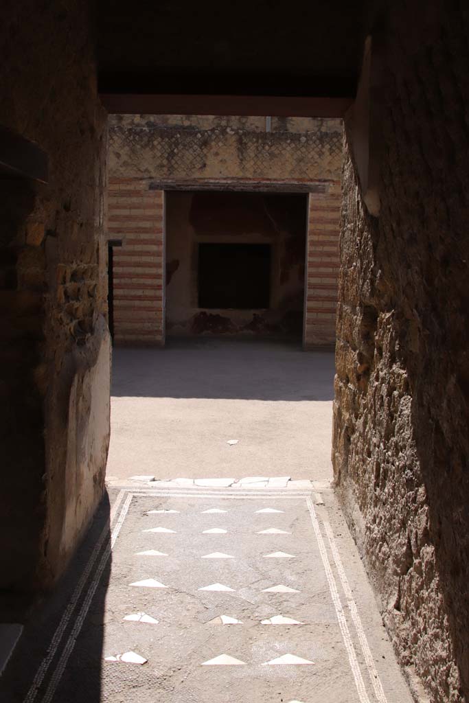 III.3 Herculaneum. September 2019. Looking east from entrance corridor towards atrium. 
Photo courtesy of Klaus Heese.